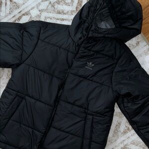 Adidas Kids Puffer Jacket in Black